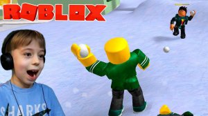 Снежки в ROBLOX - почти CS:GO! РОБЛОКС летсплей