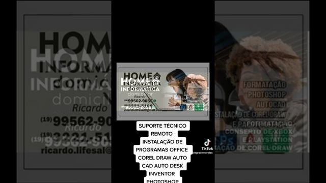 SUPORTE TÉCNICO REMOTO  PROGRAMAS OFFICE  COREL DRAW AUTO CAD AUTO DESK INVENTOR  PHOTOSHOP CAMPINA