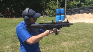 Двуствольный помповый дробовик DP-12