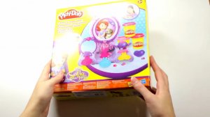 Распаковка набора "Sofia the First"!Делаем чудесные украшения Play Doh !Игры для девочек!