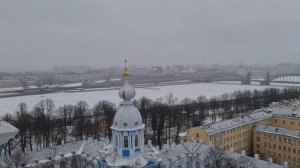 Звонница Смольного Собора Санкт-Петербурга.