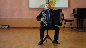 Bach: Sinfonia No 3 in D Major BWV 789 CLASSICAL Accordion Бах баян Сапунцов Sapuntsov Accordeon
