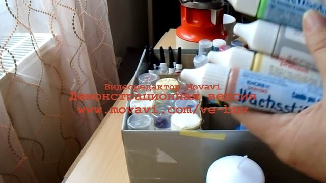 Декупаж на свещ