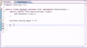 Java Game Development   28   Intro to Keyboard Input