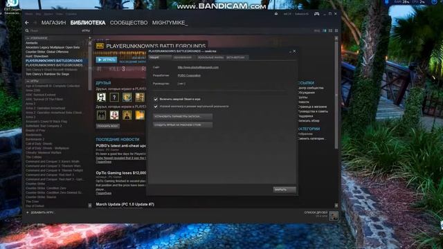 Не работает оверлей в PUBG и в Играх STEAM (решение проблемы)