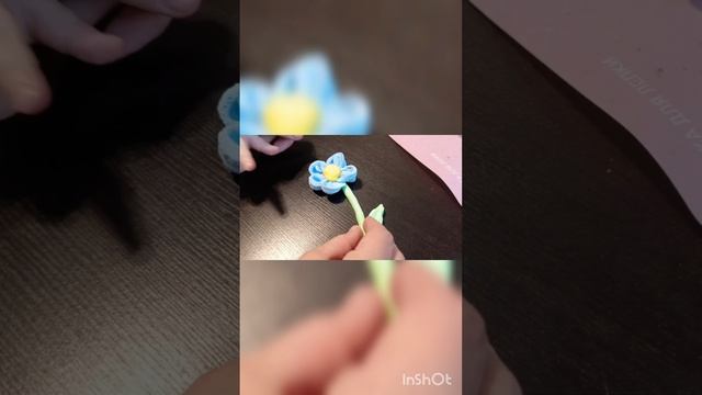 подарок ко дню матери своими руками для самых маленьких. Работаем с воздушным пластилином