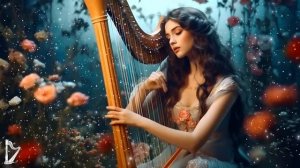 Healing Music - Beautiful Music For Relaxation - Heavenly Harp Music Instrument - Meditation Music