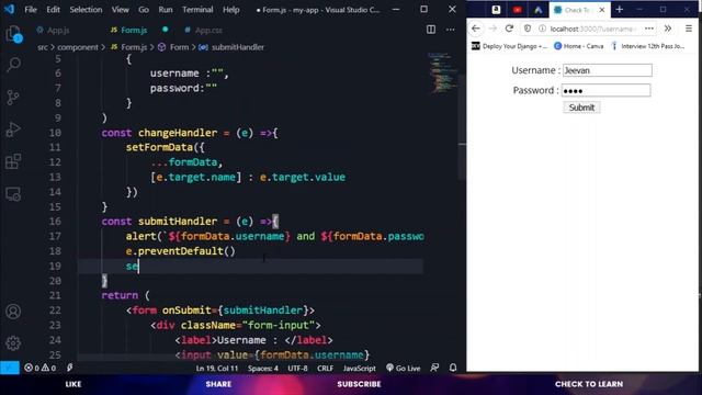 Event Prevent Default In React | Form In React Part - 2 | React Tutorial - #16