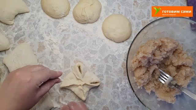 Беляши с куриным фаршем. Делюсь рецептом