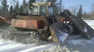 «ТТ-4М» – популярная модель чокерного трелёвочного трактора, #(ЗИМНИК-часть6)