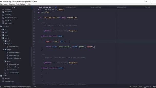 Laravel PHP Framework Tutorial - Full Course for Beginners | Build a Blog with Laravel