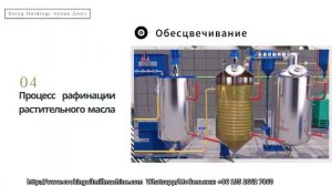 Малая линия по рафинации подсолнечного масла