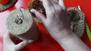 #1 Мышка ? для Кота ? и Кошки ? #крючком из джута