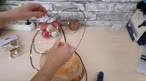 Новогодний декор своими руками. Простые украшения для дома и офиса New year's decor New Year's idea