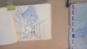 Simplify Your Scene - a 10 Minute Urban Sketch Challenge