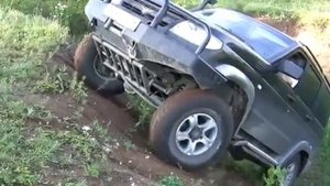 УАЗ - Patriot  - Работа блокировок ! )))