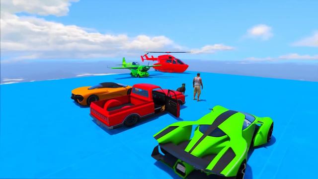 SHINCHAN AND FRANKLIN TRIED THE IMPOSSIBLE COLORFUL MEGA RAMP PARKOUR CHALLENGE IN GTA 5 смотреть онлайн