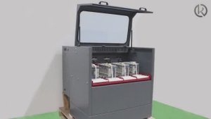 Зарядно разрядный шкаф для авиационных аккумуляторов с панелью управления Светоч-Авиа