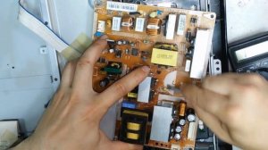 телевизор samsung  le26a451 шасси GСR26SE  не включается