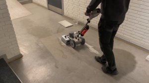 Strip Alu vs Magic pad on Linoleum floor with Excentr 40-25B