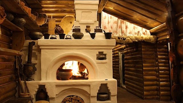 Футаж русской печи смотреть онлайн