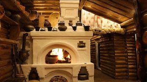 Футаж русской печи