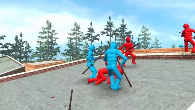 NPC Battlegrounds (with active ragdoll physics) смотреть онлайн