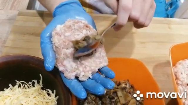 Зразы с грибами и сыром ?.