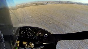 Автожир.Полет 3 Вид из кабины