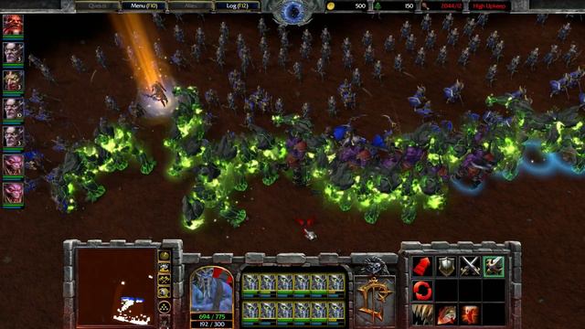 Warcraft III Reforged: Burning Legion Demons VS Human Alliance - BF - Hellfire Peninsula (Part 1)