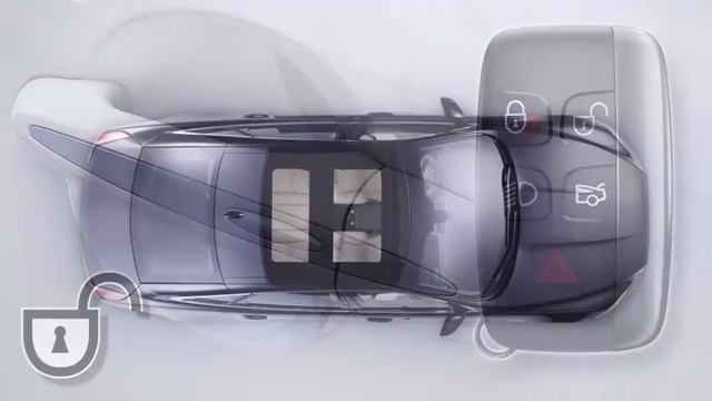 Jaguar XJ | Функция закрывания автомобиля без ключа смотреть онлайн