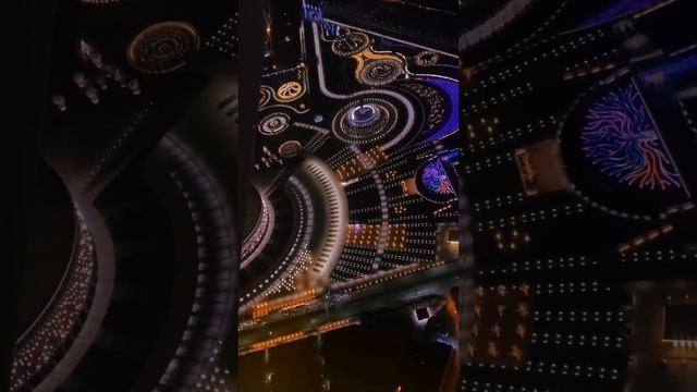 Ночной Краснодар с высоты птичьего полёта