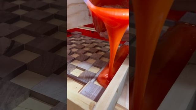 Orange Resin Chess Board Pour #art #chessboard #epoxy #epoxyresin #chess #resin #resinart #resinpou смотреть онлайн