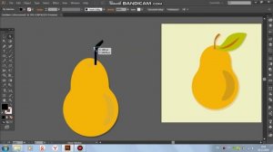 Как нарисовать грушу в программе Adobe Illustrator