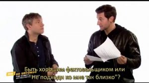 Ричард Армитидж берет интервью, с русскими субтитрами.