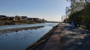 Что происходит в русле реки Мзымта в Адлере 31 октября 2023