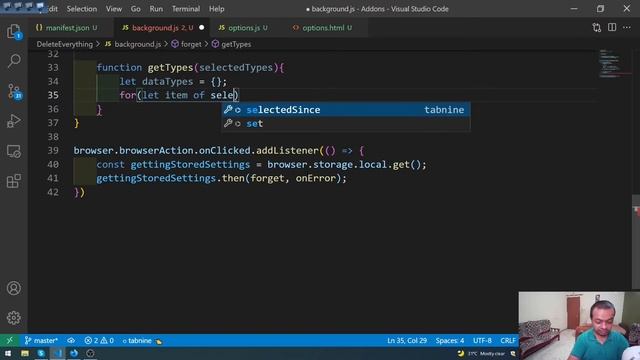 Build A Firefox Extension - Delete Everything & Search Tabs Firefox Addon смотреть онлайн