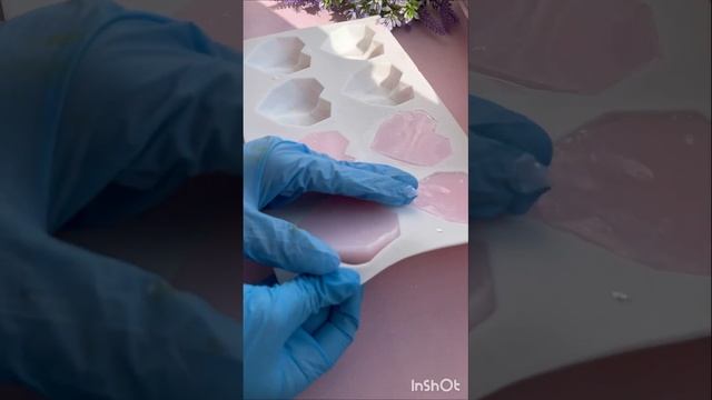 Делаю свадебное мыло с поталью. Свадебные сувениры гостям на свадьбу, мыло ручной работы