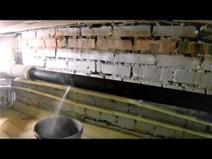 Сварка трубы с водой
