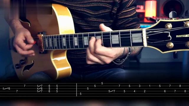 Sweet 8-Bar Slow Blues Progression Guitar Lesson With Tabs ()