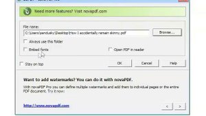 DiggyPOD PDF Creation Instructions for Windows 7
