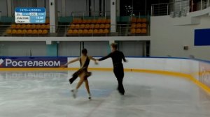 Алиса Абдуллина - Егор Петров. Ритм-танец. Танцы на льду. Юниоры. Москва. Гран-при России 2022