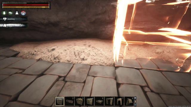 Waterfall Cave at the Frozen North Border | Conan Exiles смотреть онлайн