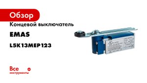 Концевой выключатель Emas в пластиковом корпусе, 240 В, 3 А. L5K13MEP123