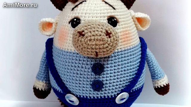 Амигуруми: схема Бычок-пухлячок Аркадий. Игрушки вязаные крючком - Free crochet patterns. смотреть онлайн