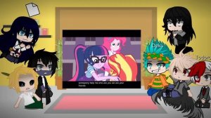 Mha/Bnha reacts to wallflower|| Mlp loses memory||CRINGE WARNING ⚠️