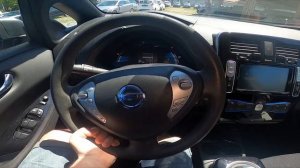 How to Adjust Steering Wheel Position in Nissan Leaf ( 2011 - 2017 ) - Change Wheel Position