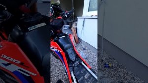 Honda Crf 250L FMF exhaust fitted to Honda Crf 300L