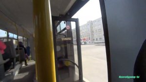 городской автобус производства РФ на газе Нефаз 5299 на улицах Каменска