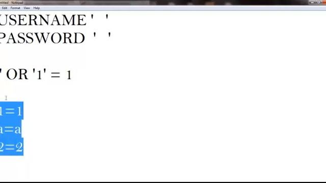 SQL INJECTION on a simple site смотреть онлайн